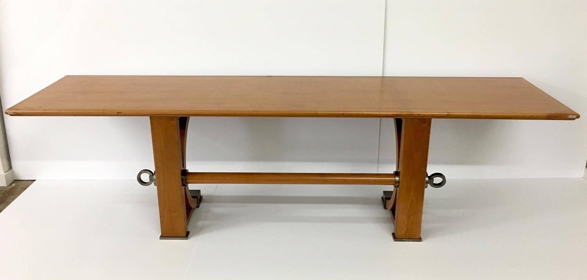 Large Console by Andre Arbus, Paris, France, 1954 In Excellent Condition In New York City, NY