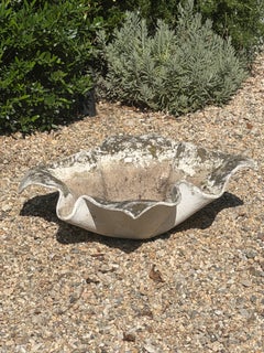 Willy Guhl Century Swiss Elephant Ear Planter by Willy Guhl