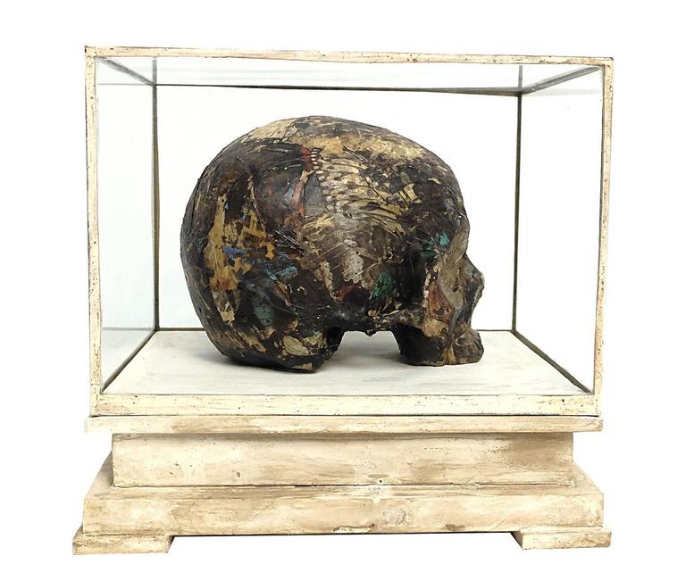 Important and Rare Italian Memento Mori Plaster Sculpture For Sale at ...