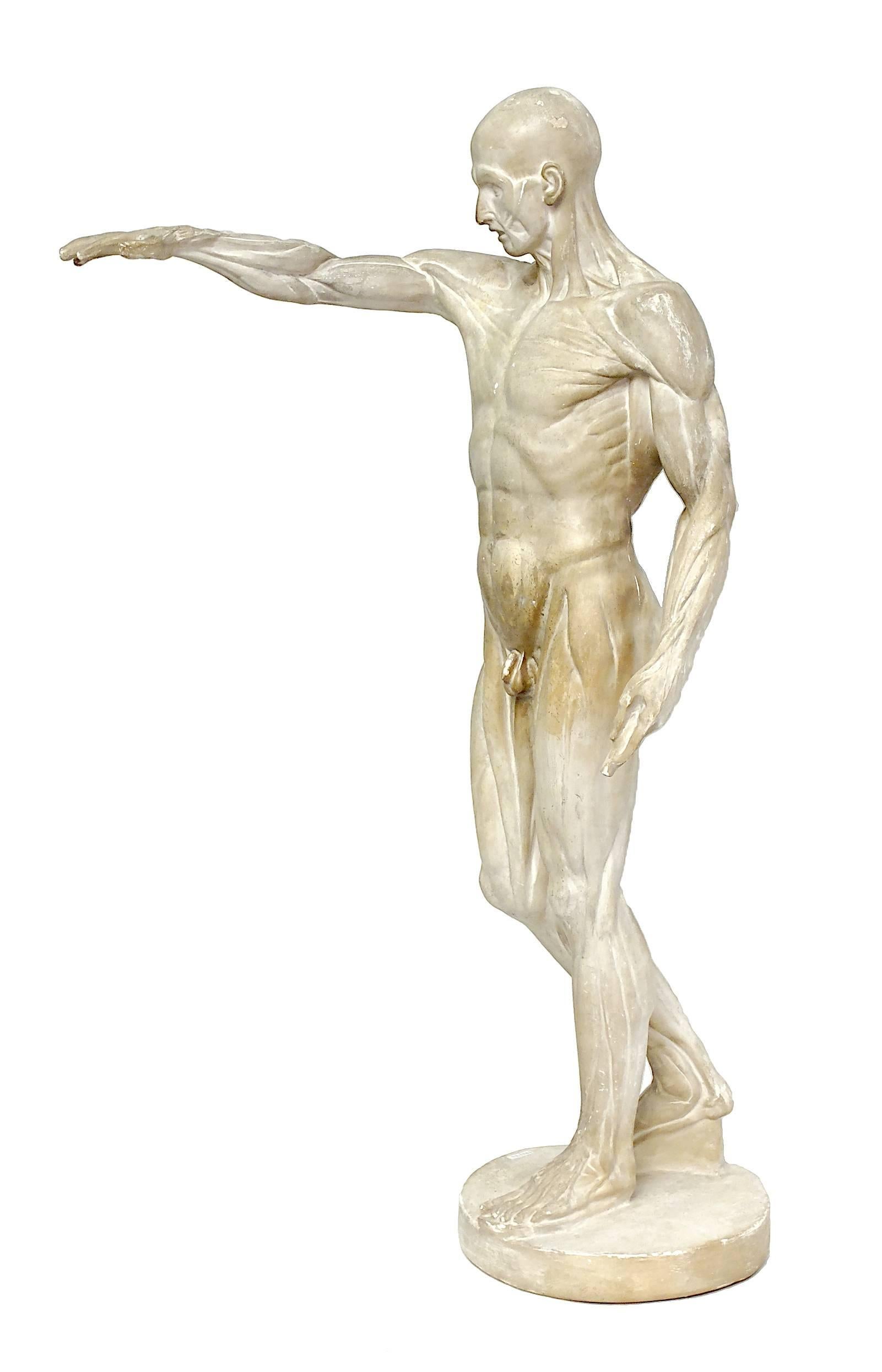 flayed man statue