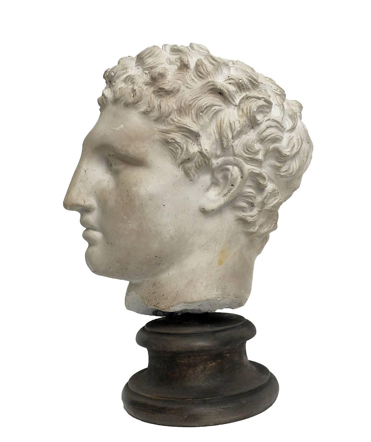 Academic Cast of Plaster Depicting Hermes' Head 1