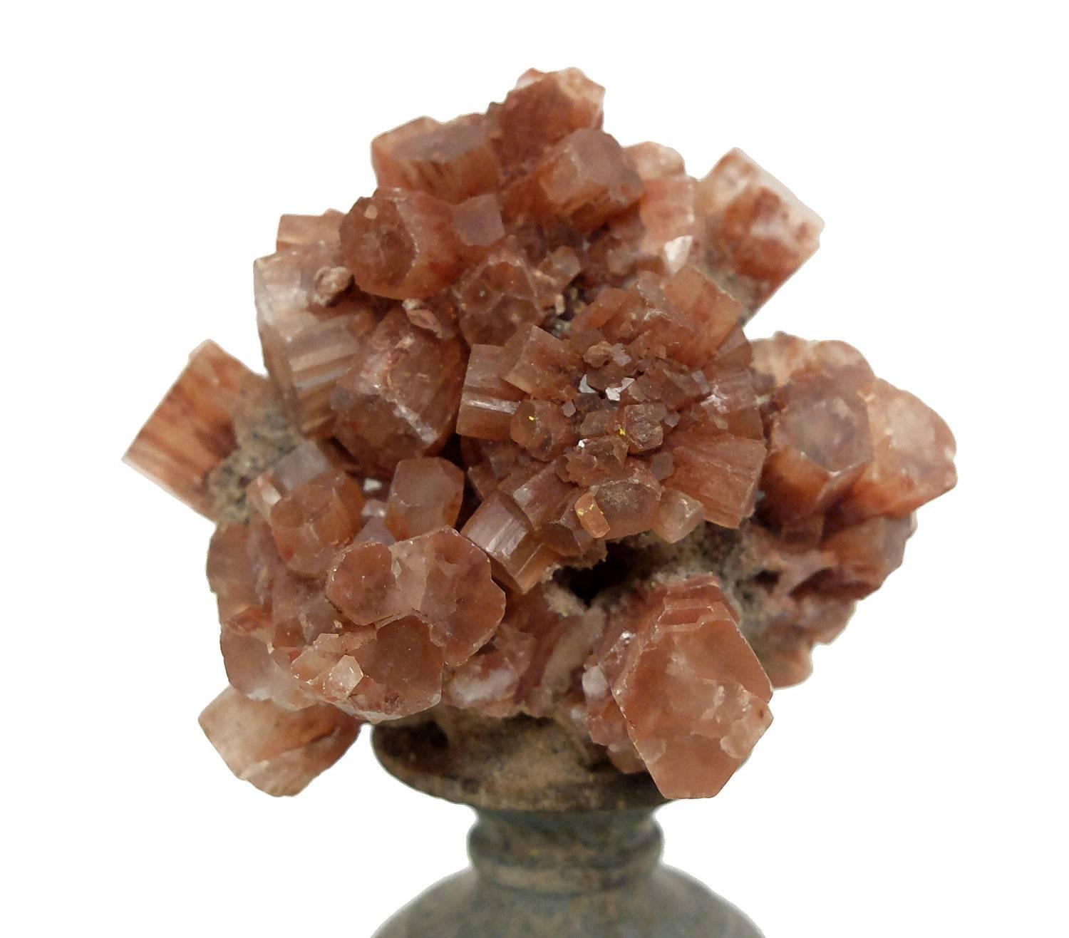 Italian Wunderkammer Naturalia Specimen, Pair of Aragonite Crystals