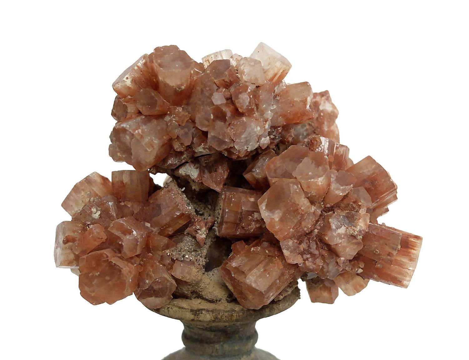 Late 19th Century Wunderkammer Naturalia Specimen, Pair of Aragonite Crystals
