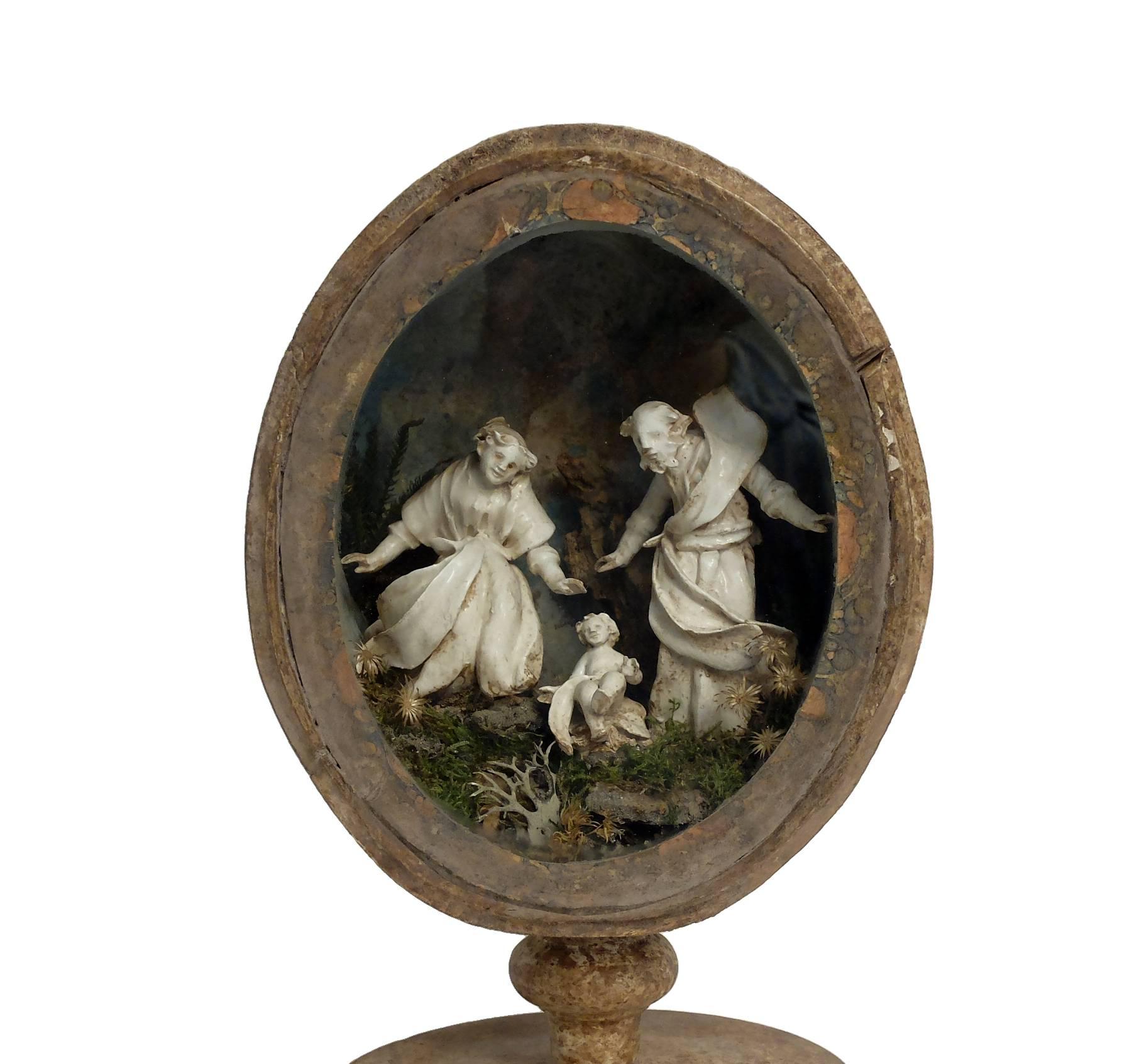 Italian Rare XVIII Century Nativity from Genoa, Italy