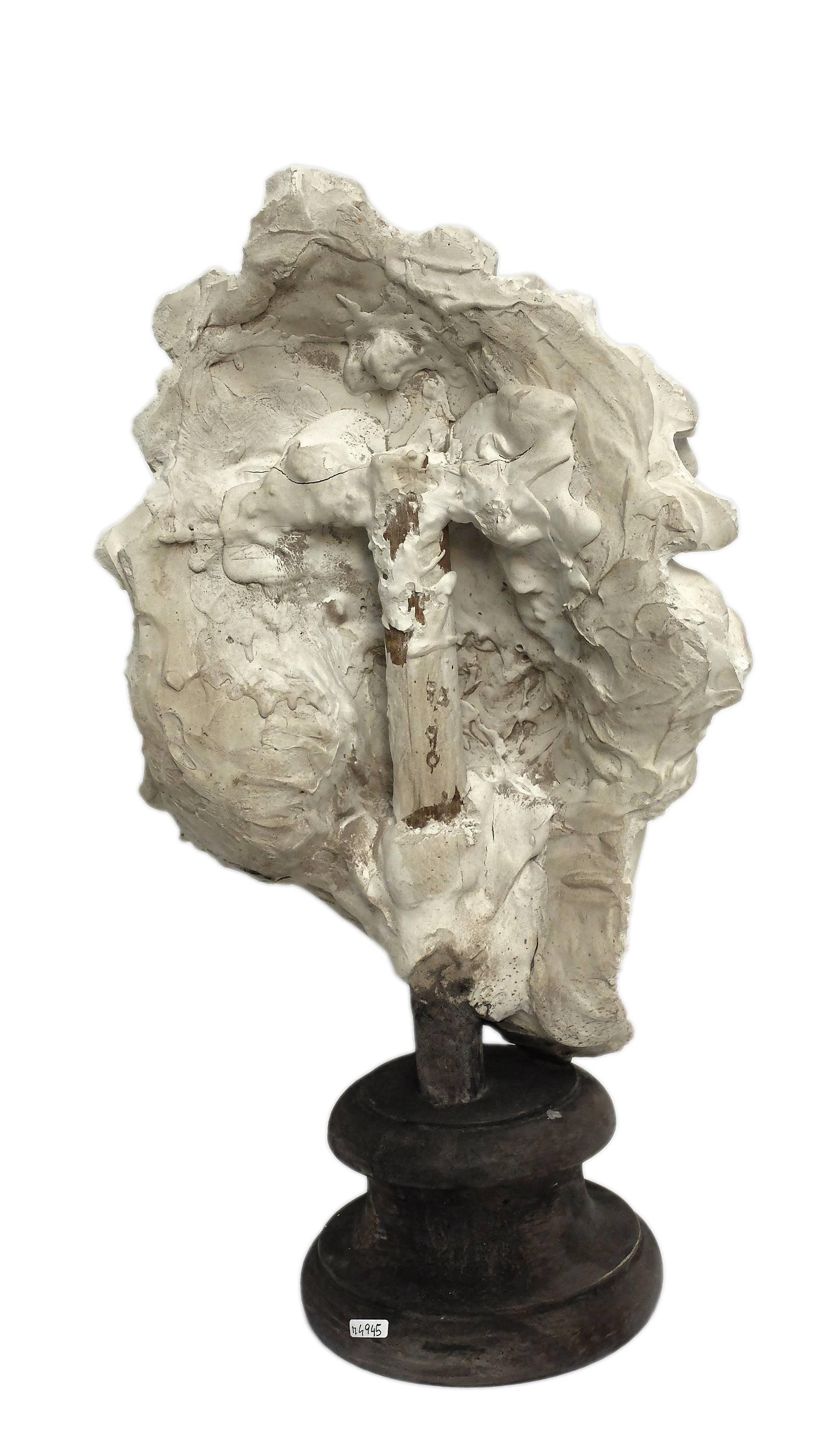 Late 19th Century Academic Cast of Plaster Depicting Laocoonte's Head