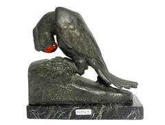Pair of French Art Deco Bookends by George Van De Voorde, France, circa 1925