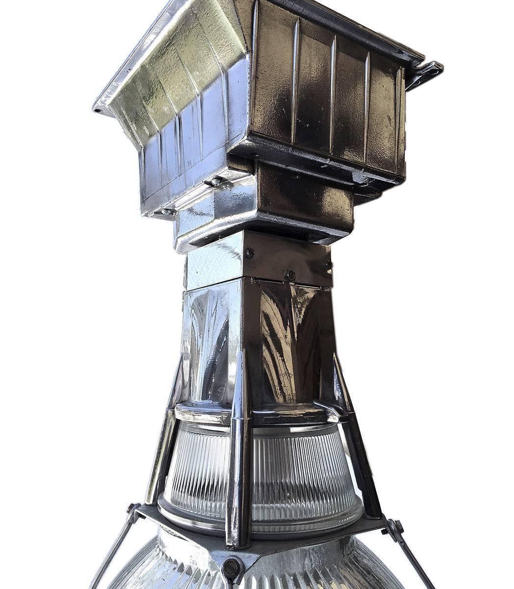 American Astonishing Industrial Ceiling Lamp, USA, 1940