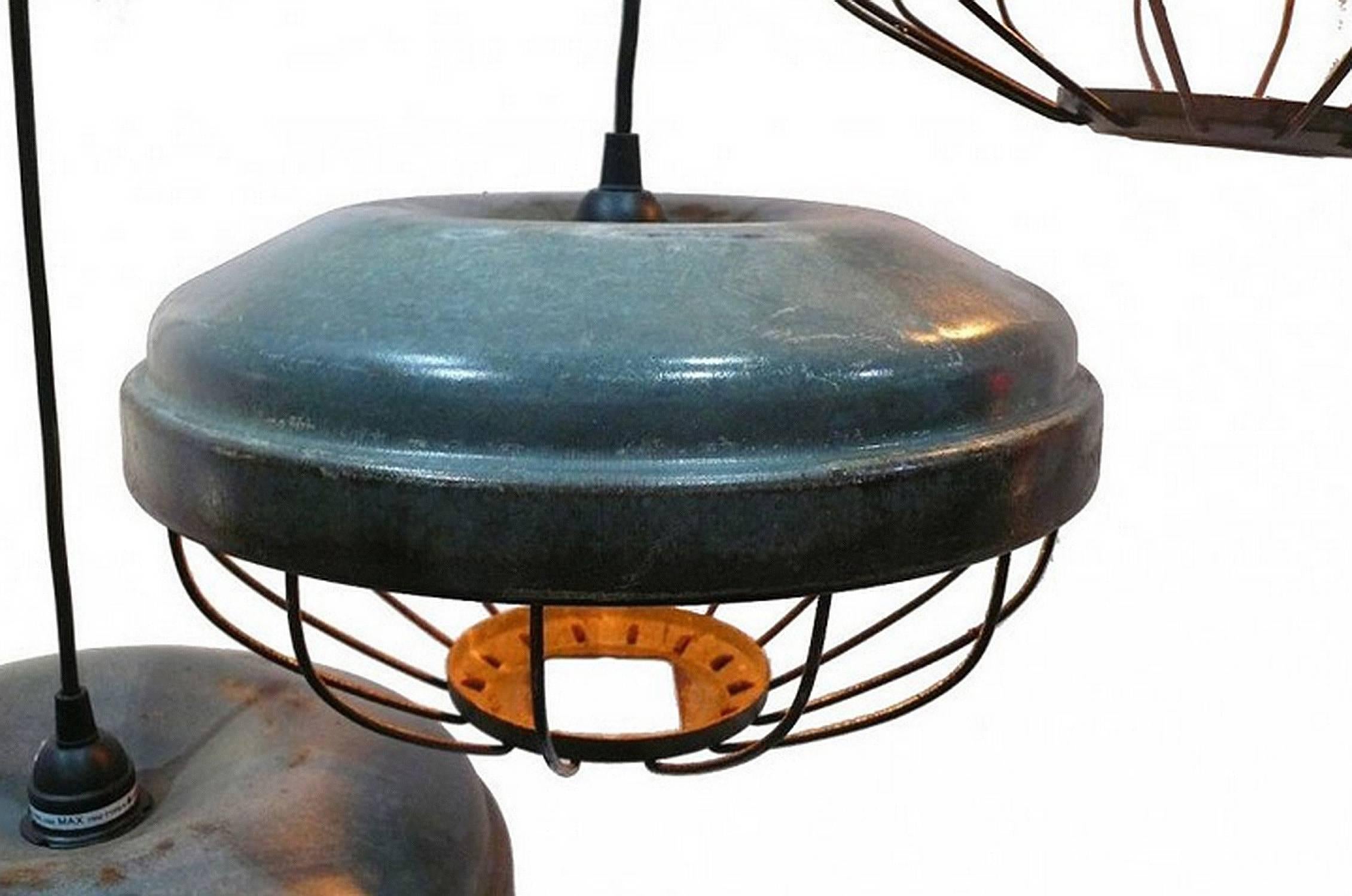 American Swinging Metal Enameled Lamps Sold Also Separately
