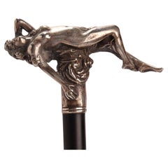 Antique Art Nouveau Walking Stick, Germany, 1900