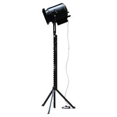 Legrener Theater Set Projector Light, Iron Tripod, Glass, France, 1930