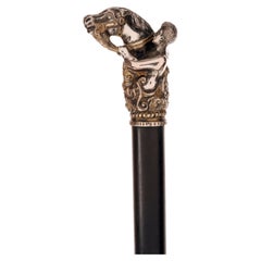 Silver Handle Walking Stick, London 1900