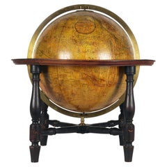 Rare 12 inches terrestrial globe signed Cary, London United Kingdom 1800.