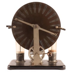 Electrostatic machine by Wimshurst, designed by Rinaldo Damiani, Italy 1900.