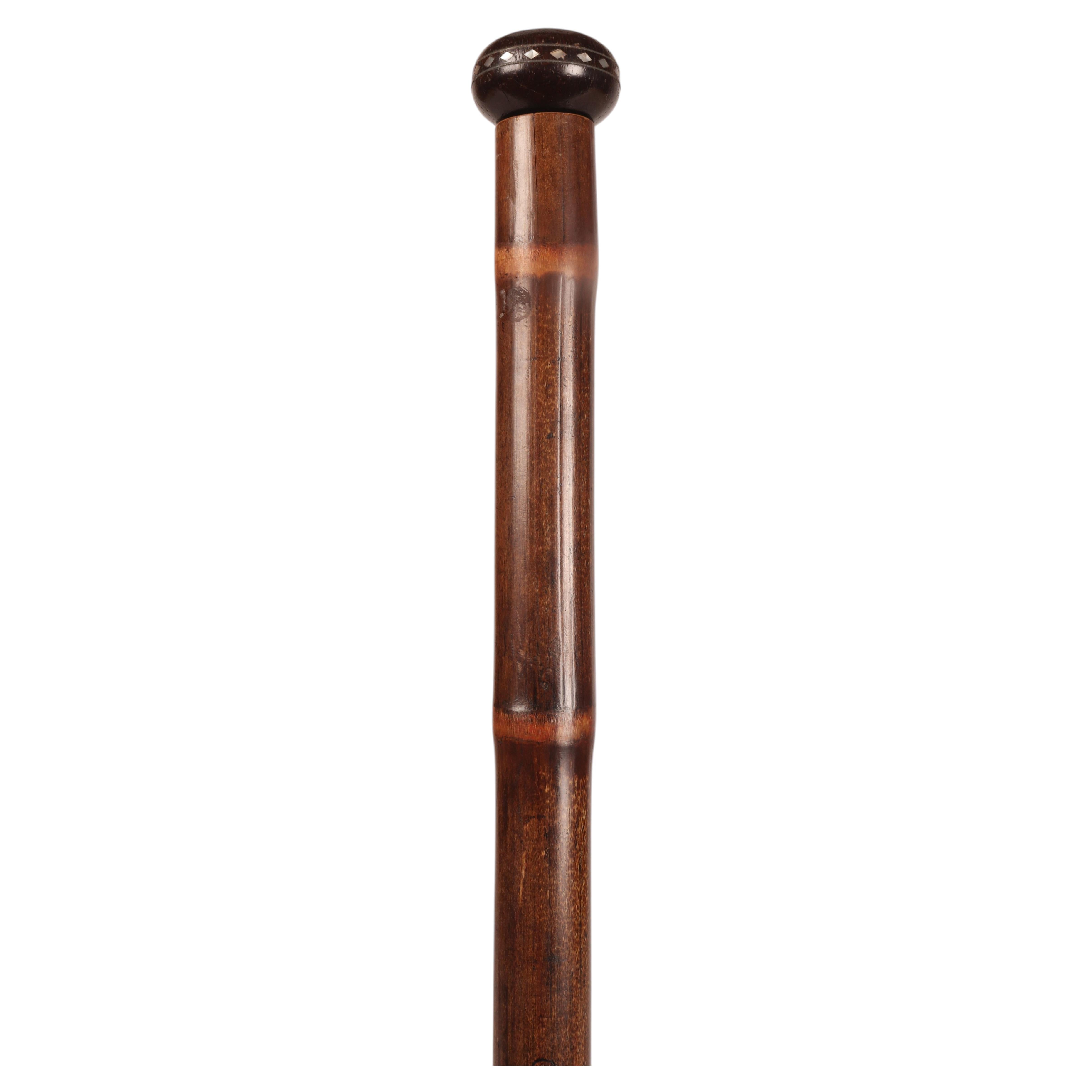 Bastone da passeggio con funzione di strumento musicale. Francia 1890.