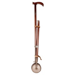 Gadget-system walking stick with bag holder function, Marktroller, Germany, 1920