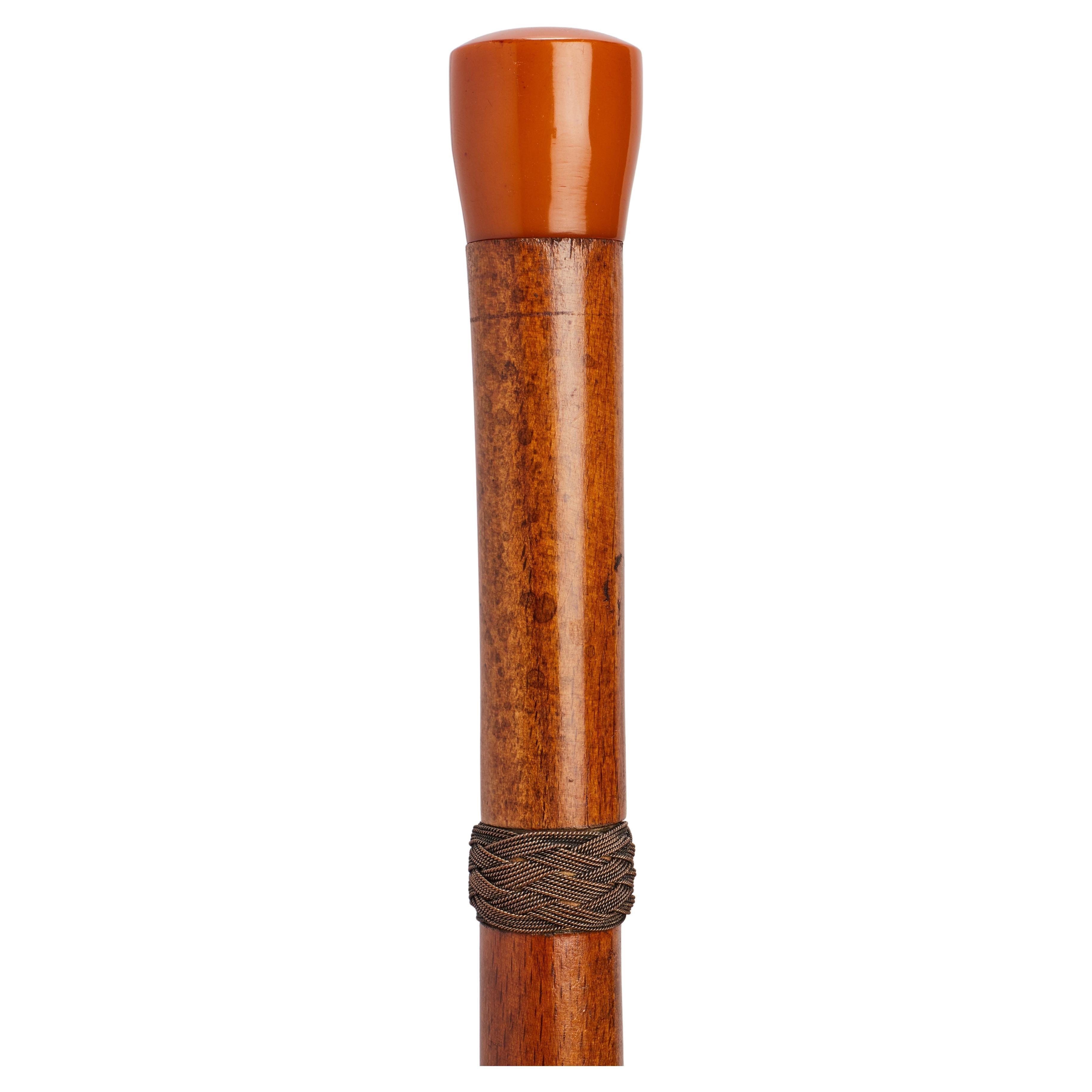 System walking stick with light, England 1920.