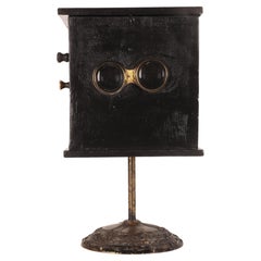 Antique stereoscopic table for brothels, Germany, late 19th century.