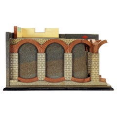 Scientific wooden model (1/30 scale) of architectural elements, Italy of the 40s