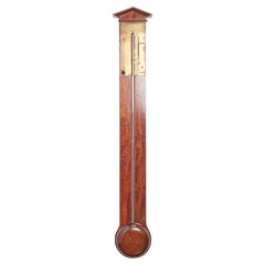 Antique Mahogany Wall Barometer by Jecker, France 1800-1805
