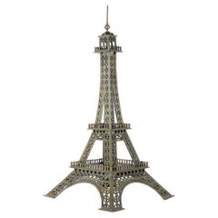 Wooden maquette, depicting the Eiffel Tower, France early 20th century.