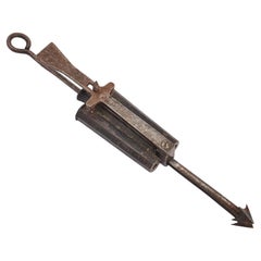 Antique Poacher Trap by F. Reuthes, Iron, Mid-19th Century, USA, 1860
