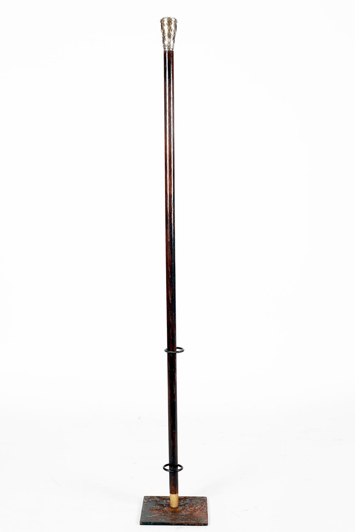 Canne à bijoux avec monogramme Charlotte, par Philippe Wolfers, Belgique 1900. en vente 6
