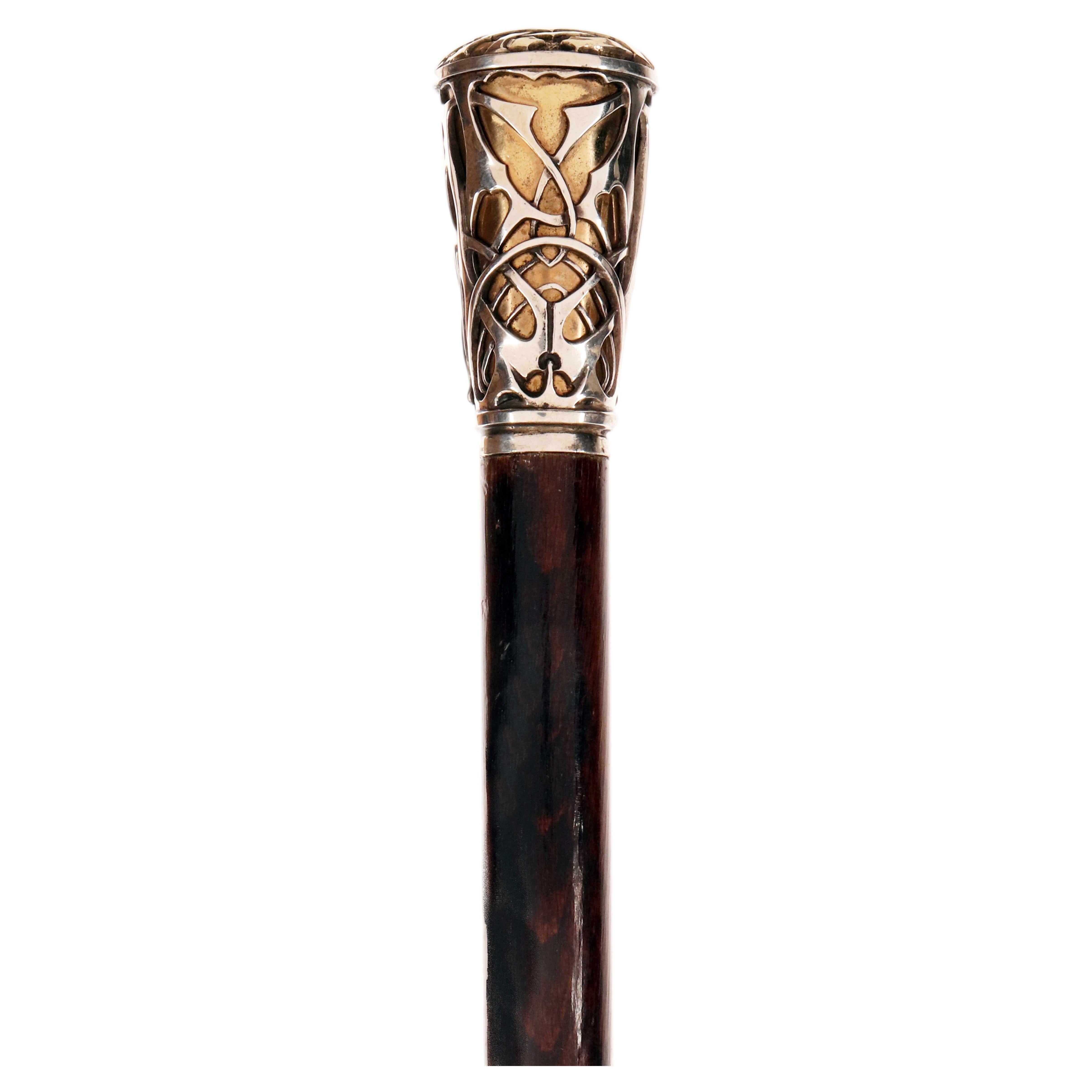 jewel walking stick with Charlotte monogram, by Philippe Wolfers, Belgium 1900.