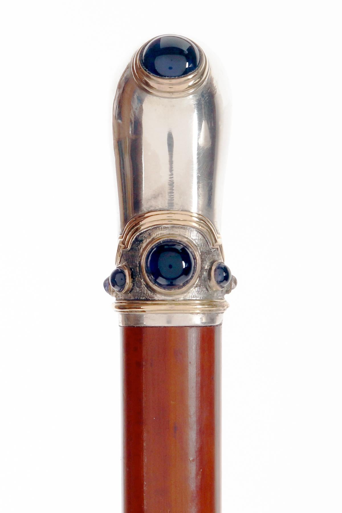 20ième siècle Canne en forme de bijou, signée Evald Nielsen, Copenhague, Danemark 1920. en vente