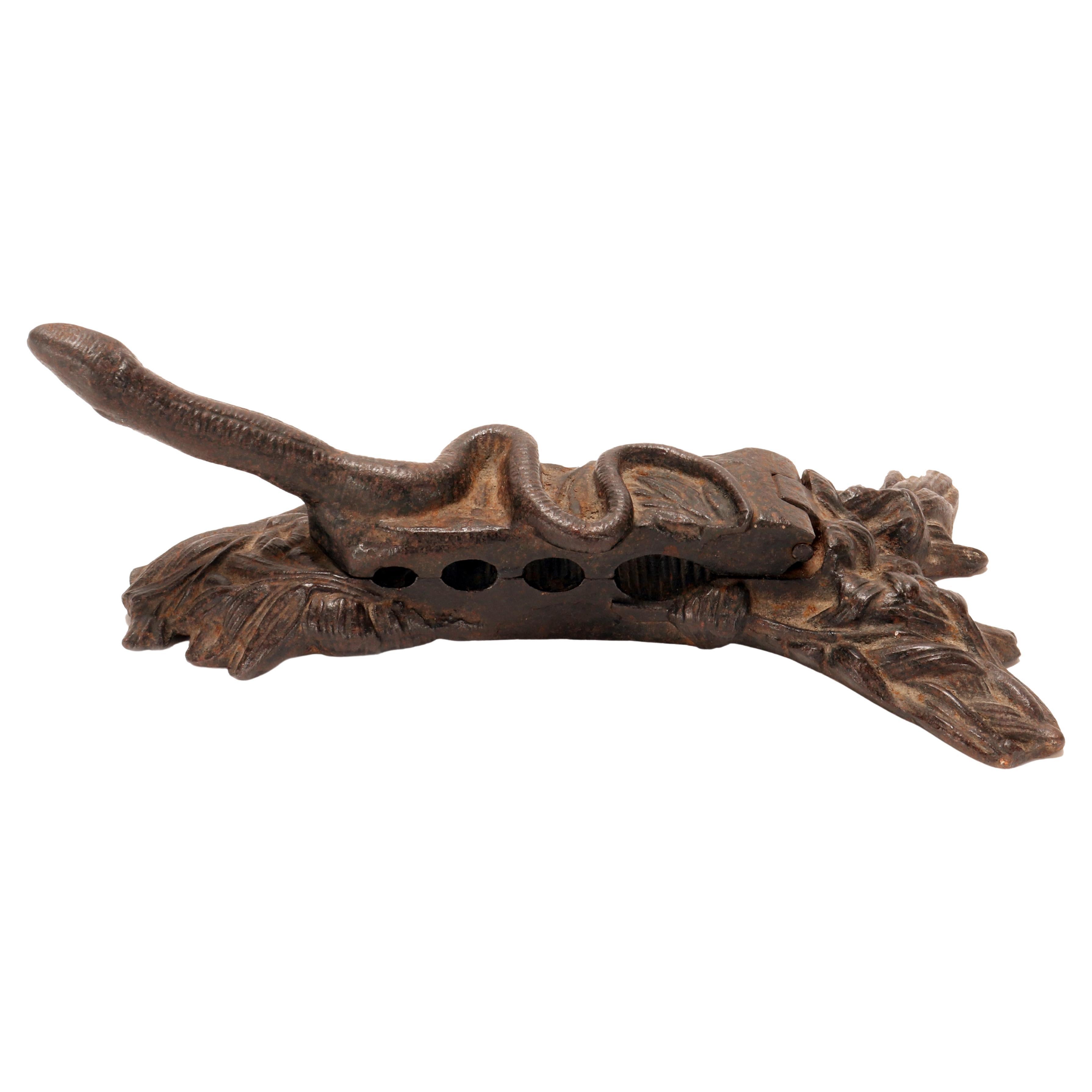 Antigua prensa de banco de hierro fundido para tapones de farmacia, Francia, mediados del siglo XIX. en venta