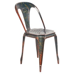 Stackable metal chair, designed for Multipl's by Joseph Mathieu. France 1929.