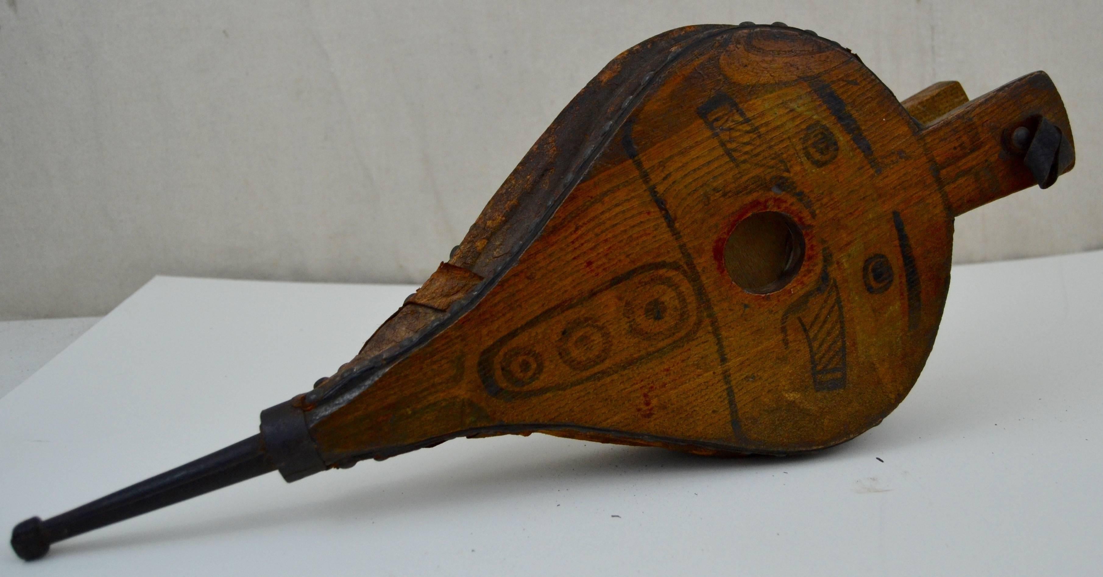 Northwest Coast Imagery on Bellows For Sale 1
