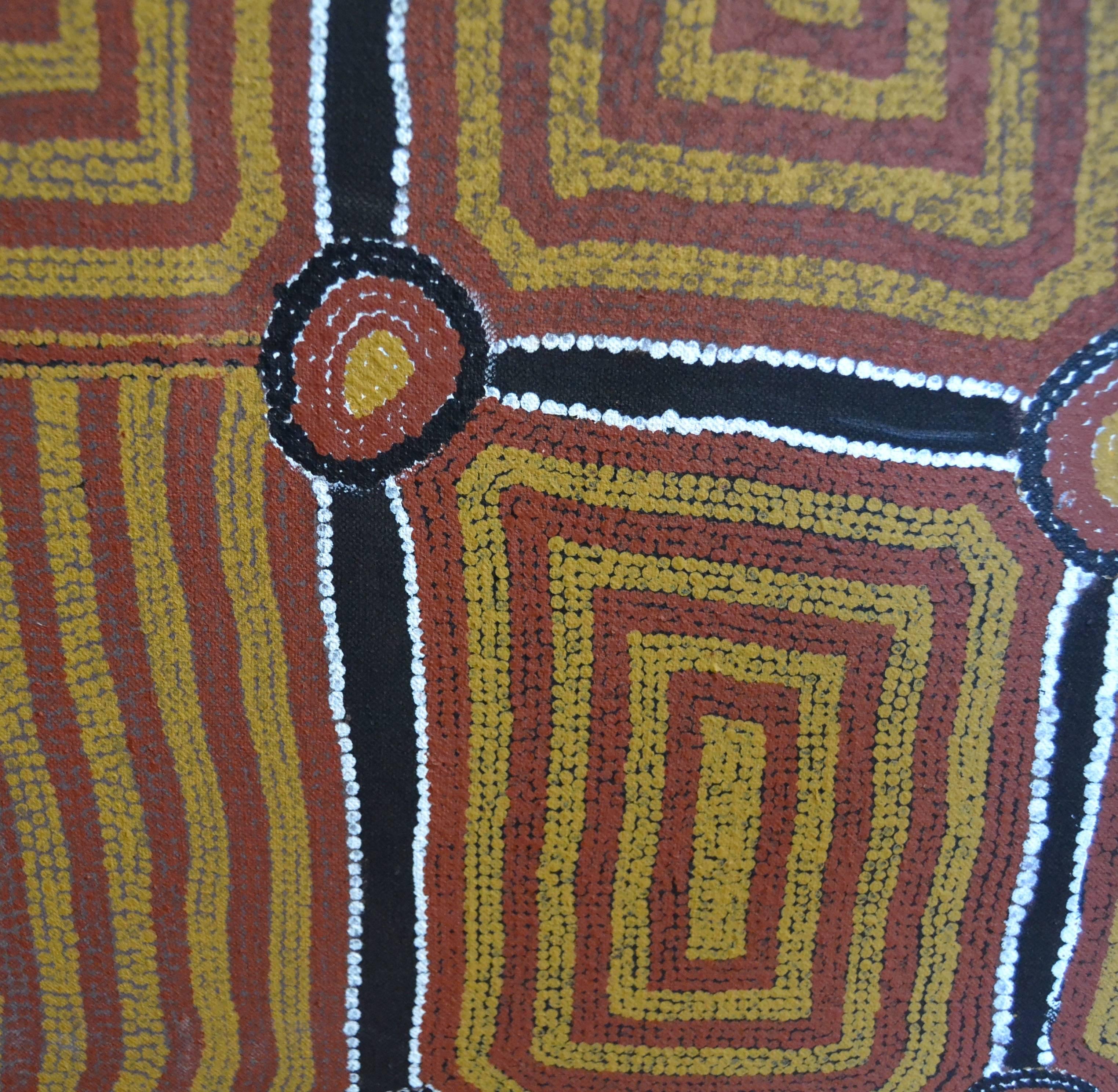 Aboriginal Painting In Excellent Condition For Sale In North Egremont, MA