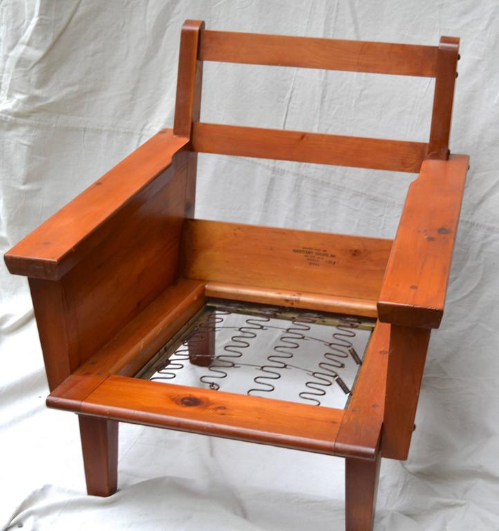 Rustic 1940s Habitant Knotty Pine Club Chairs For Sale at 1stDibs habitant knotty pine