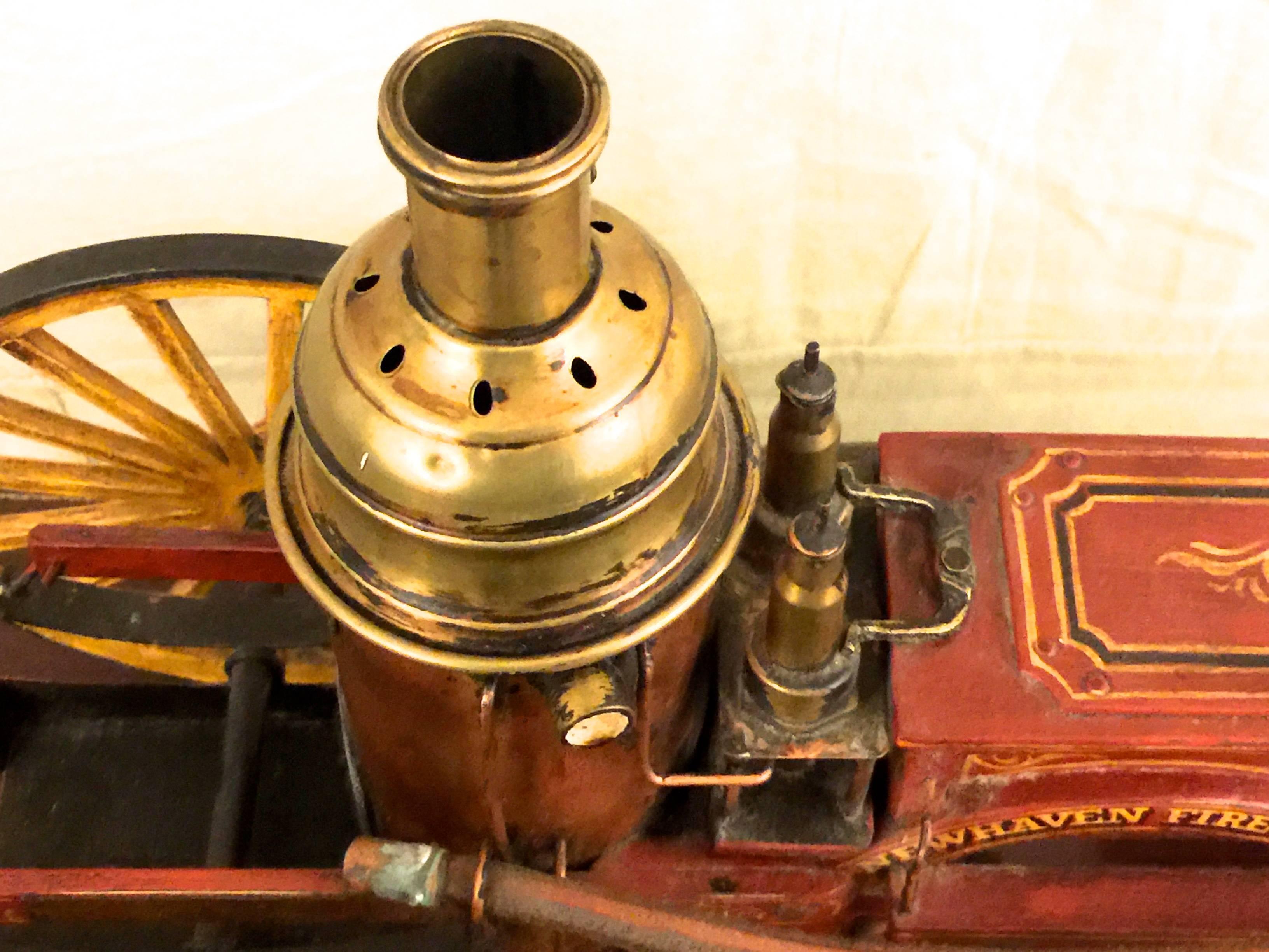 American Craftsman-Made Model of an 1892 Columbian Fire Pumper For Sale