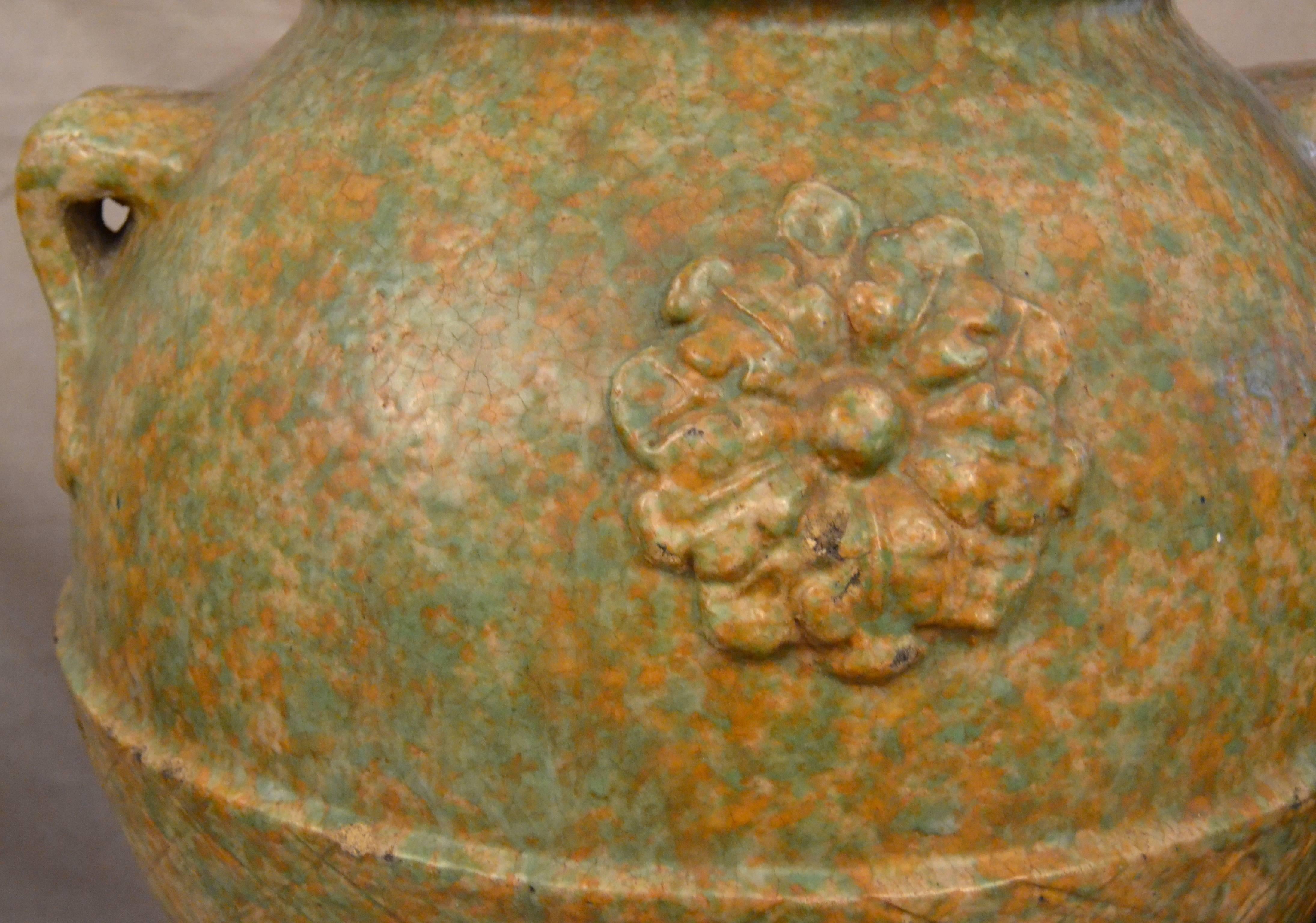 Early 20th Century Large-Scale Terracotta Garden Urns or Jars For Sale