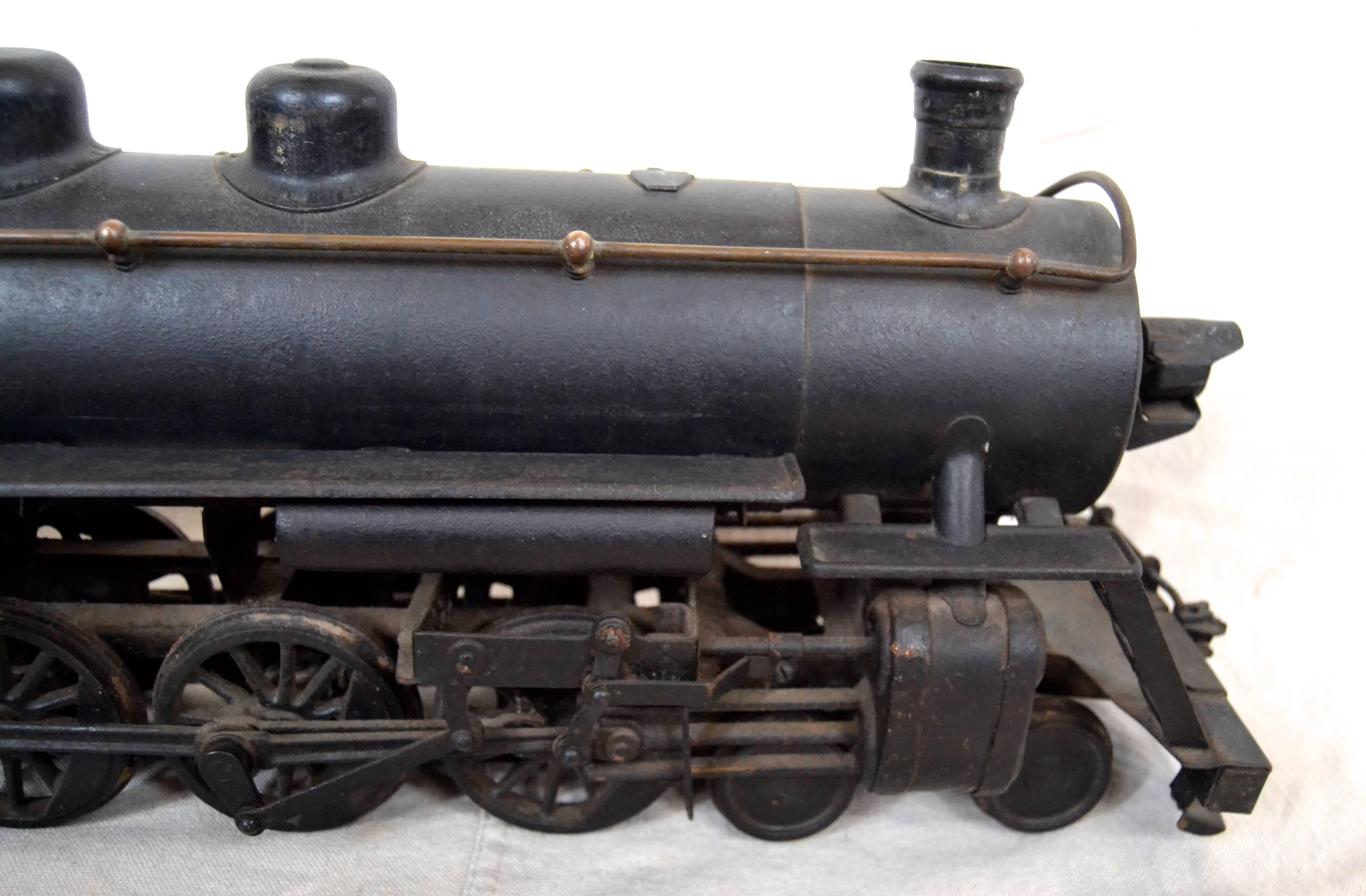 Late 19th Century Scratch-Built Locomotive Model In Good Condition For Sale In North Egremont, MA
