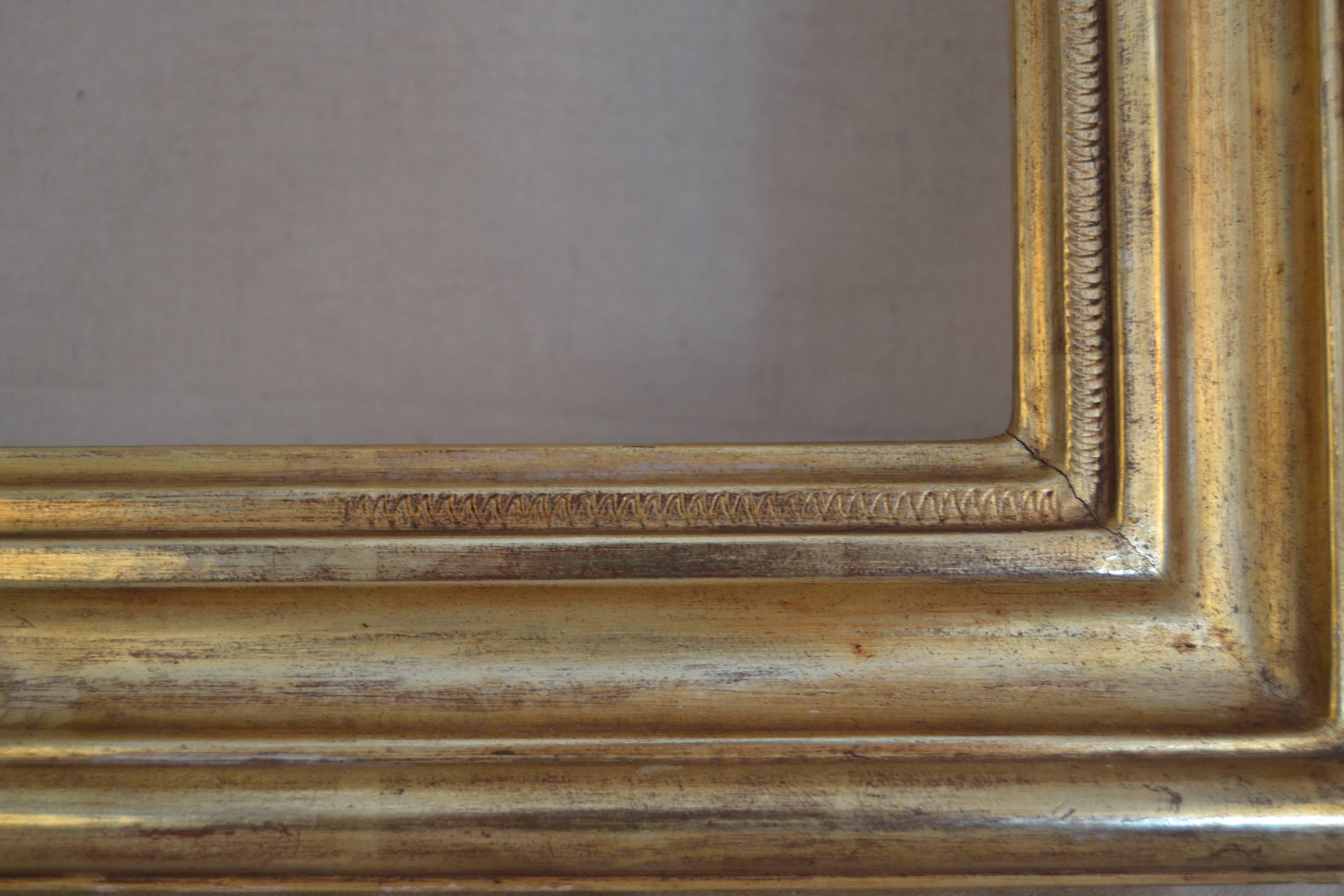 Carved Gilt New Hope School Frame by Ben Badura For Sale 1