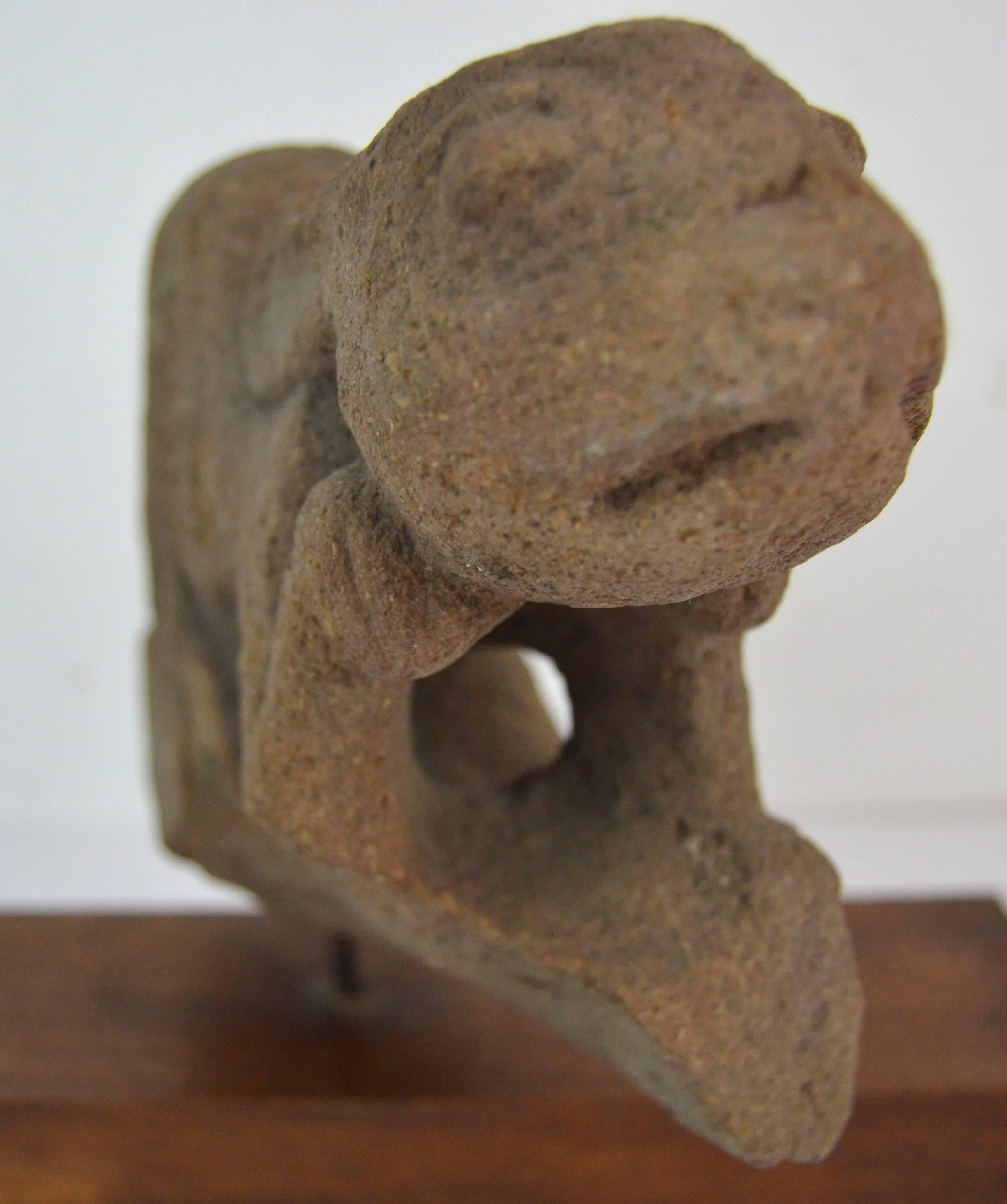 Pre-Columbian Carved Stone Rabbit For Sale 1