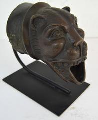 Medieval Bronze Lion Downspout