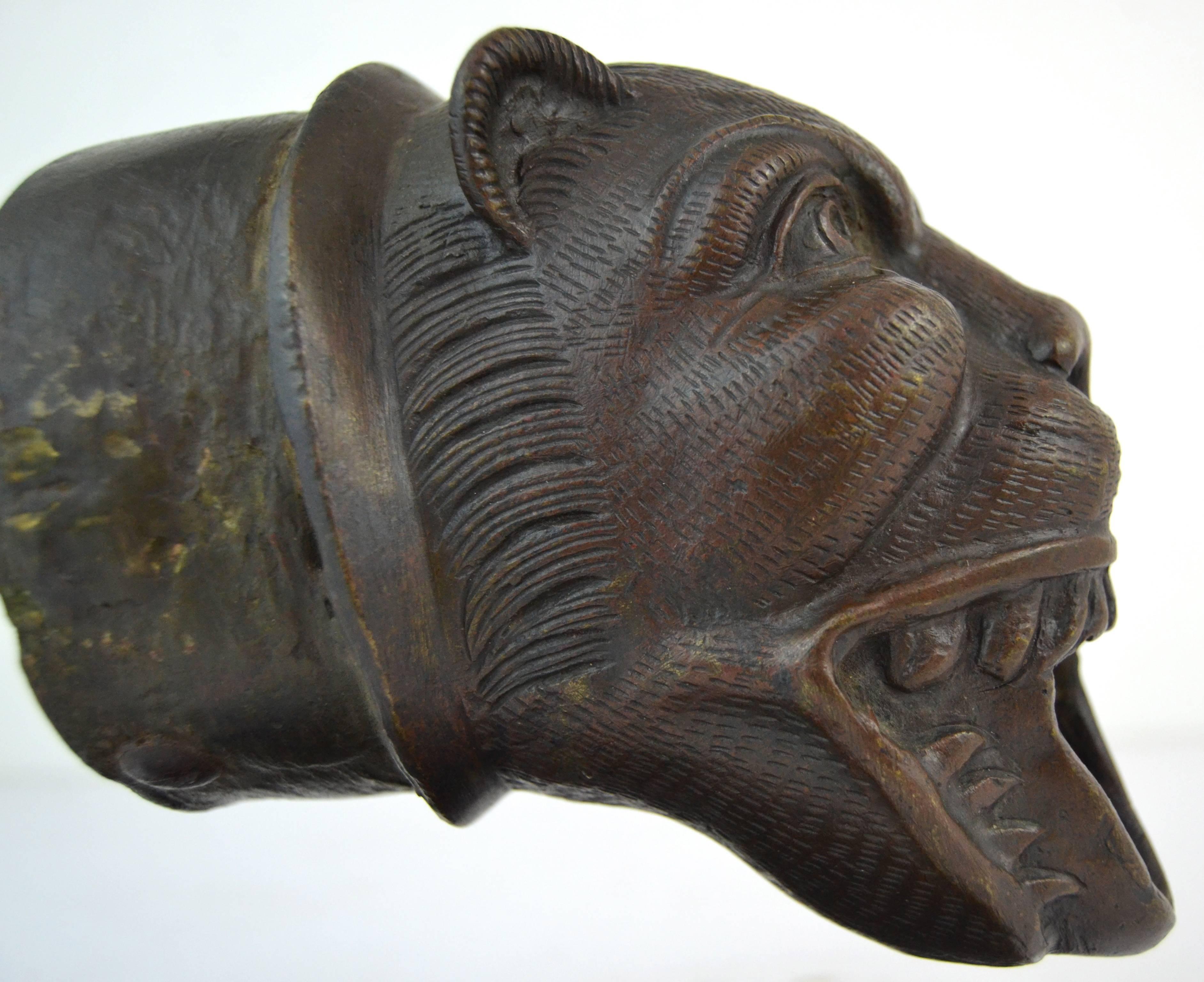 Medieval Bronze Lion Downspout For Sale 4