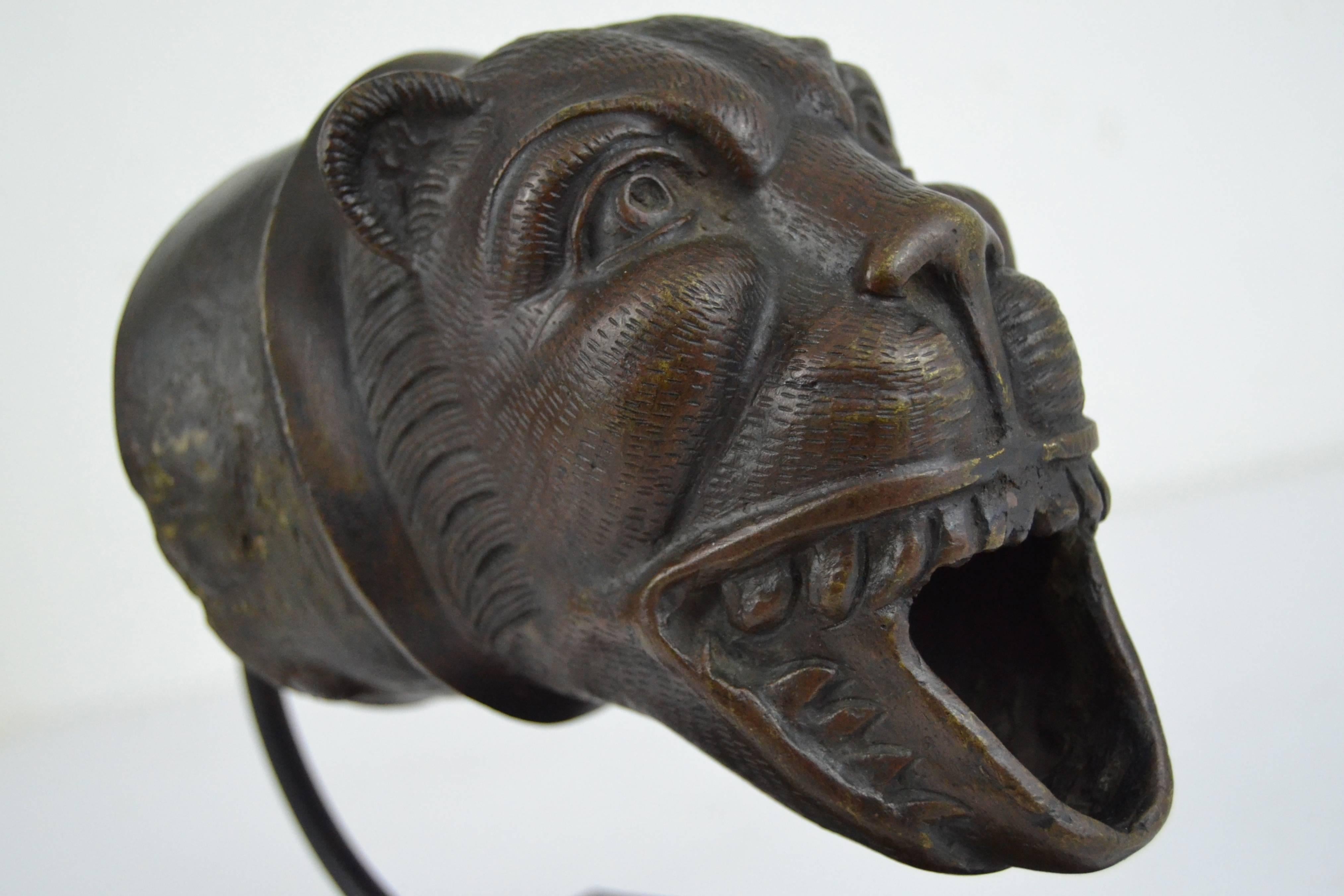 Medieval Bronze Lion Downspout For Sale 5