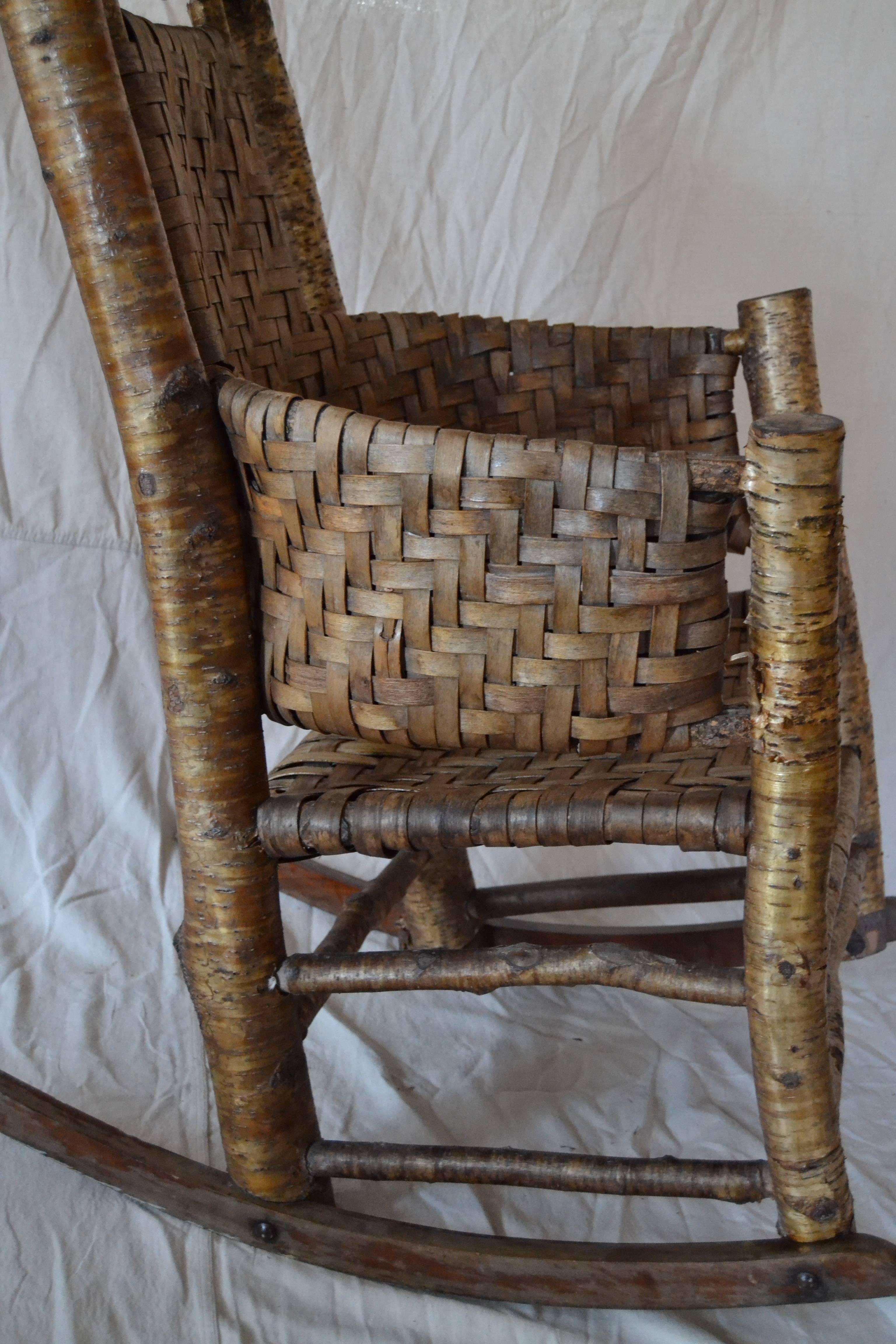 Rustic Birch Rocker by Lee Fountain 4