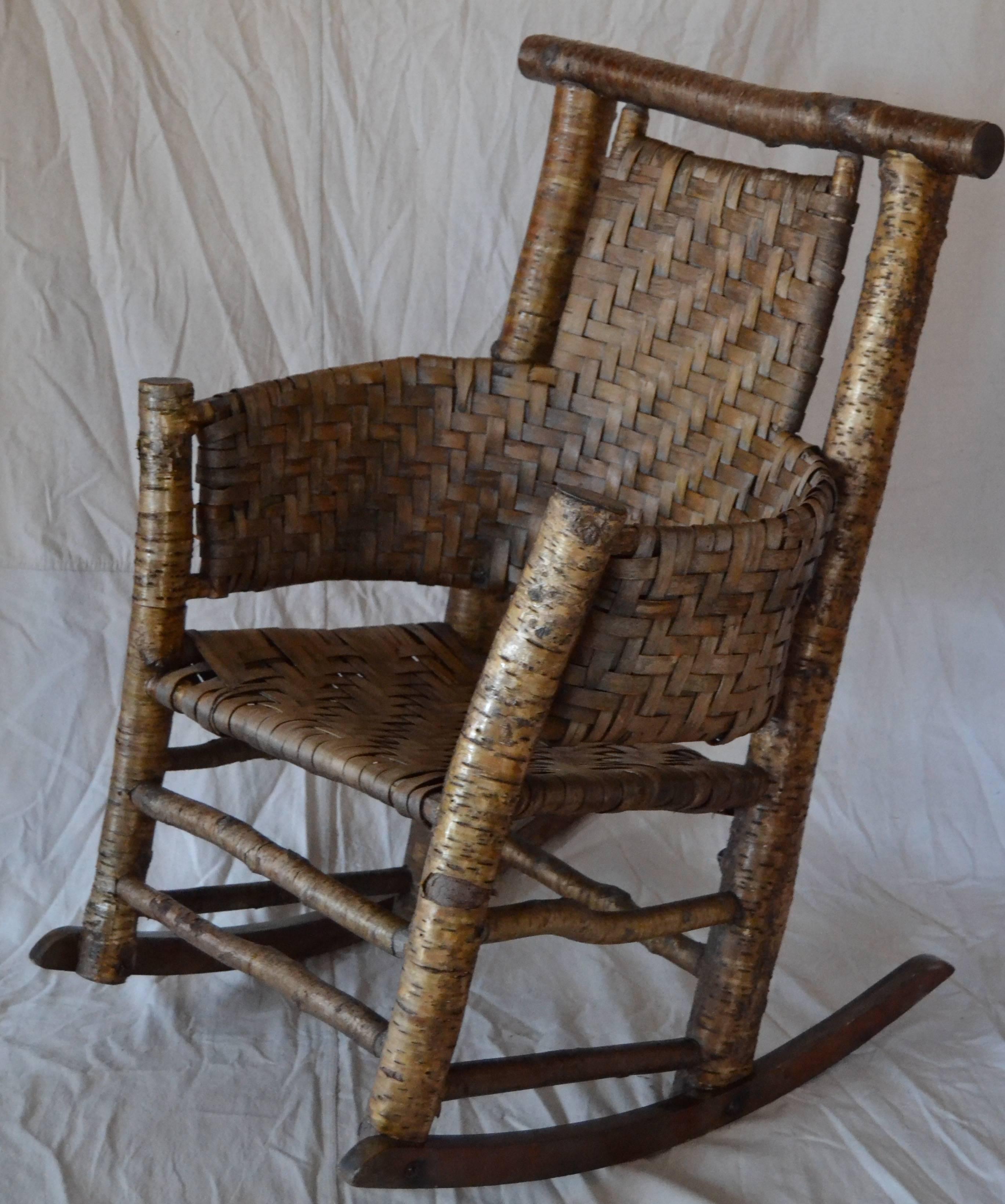 American Rustic Birch Rocker by Lee Fountain