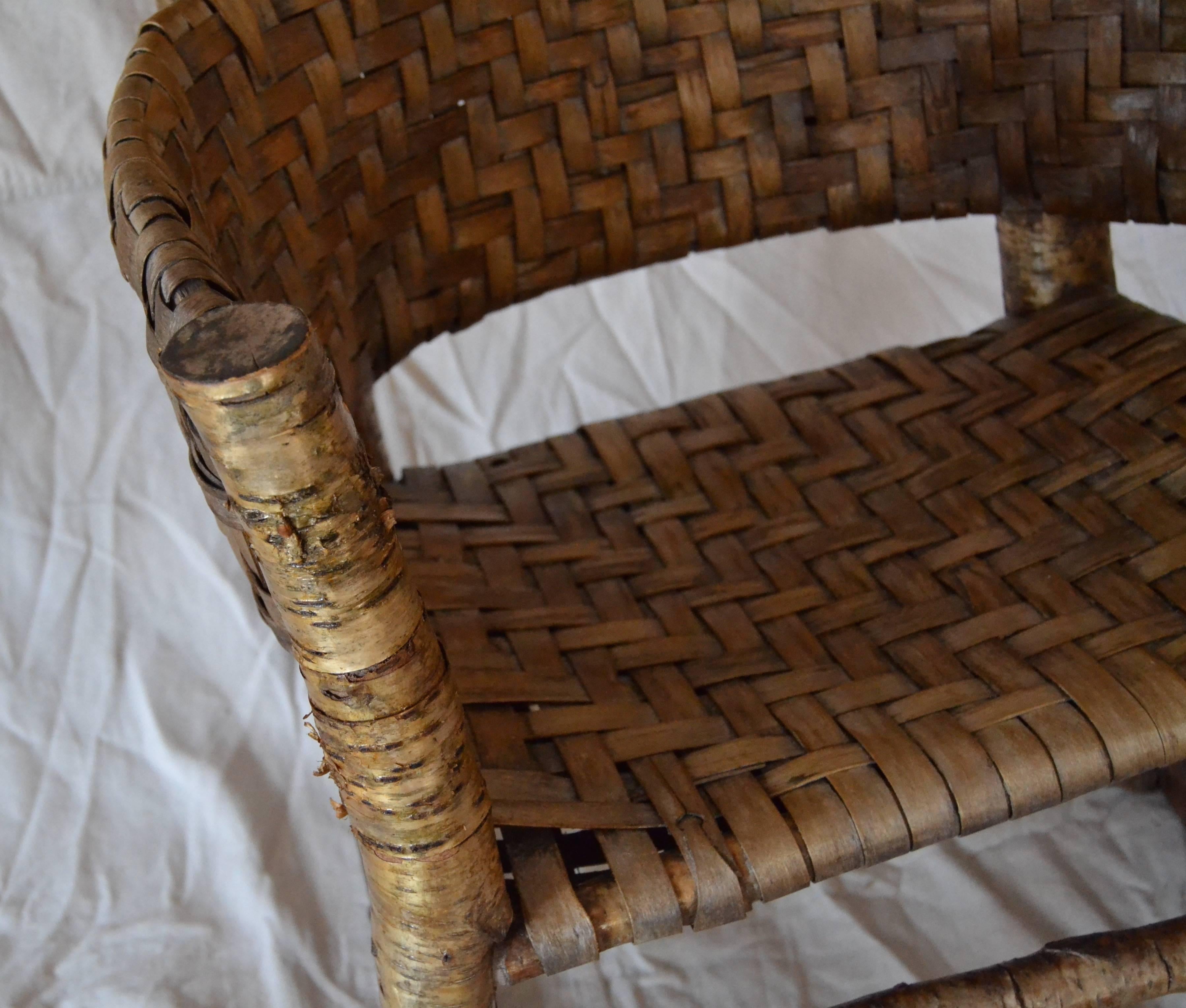 Rustic Birch Rocker by Lee Fountain 1