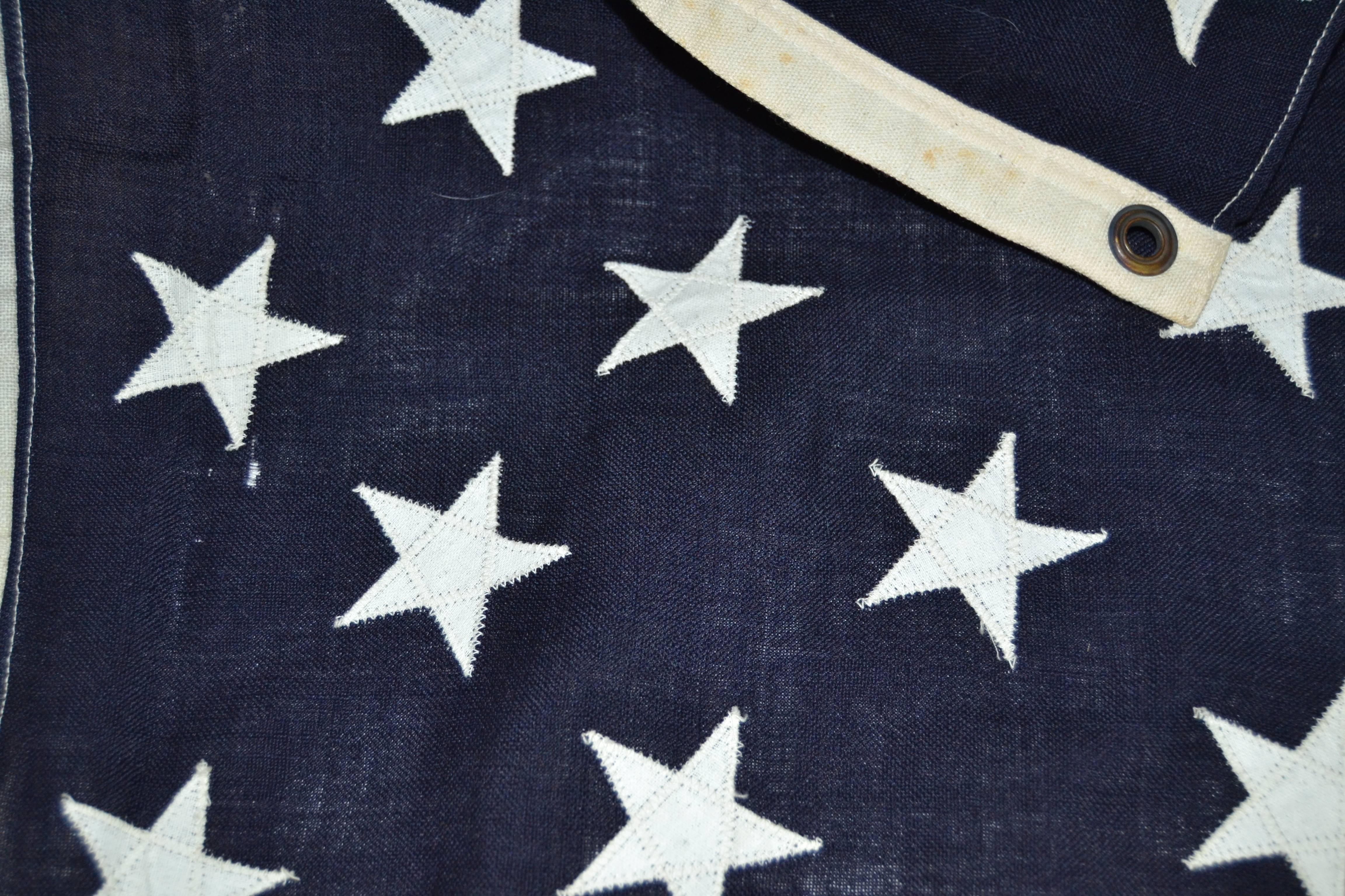 13 Star Sewn Wool Flag For Sale 3