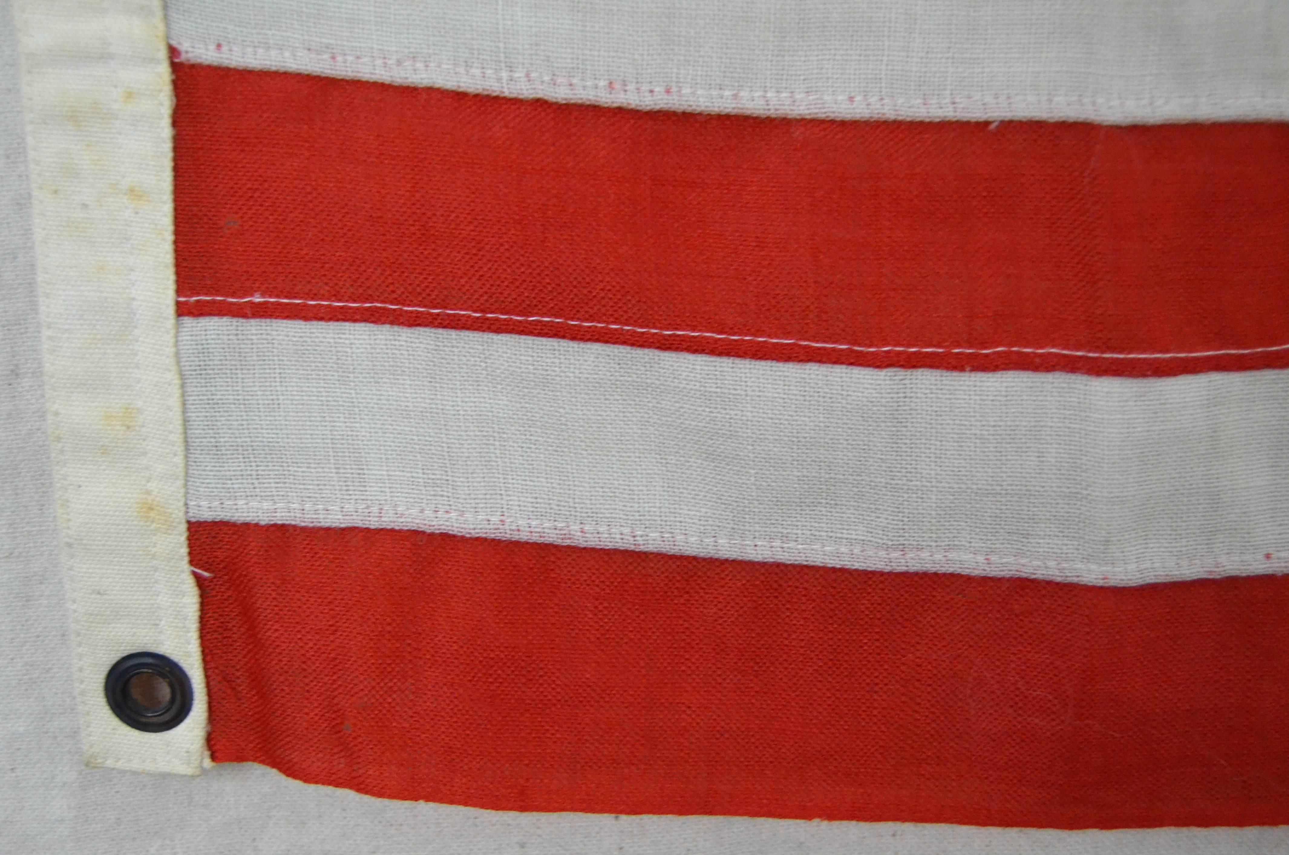 20th Century 13 Star Sewn Wool Flag For Sale