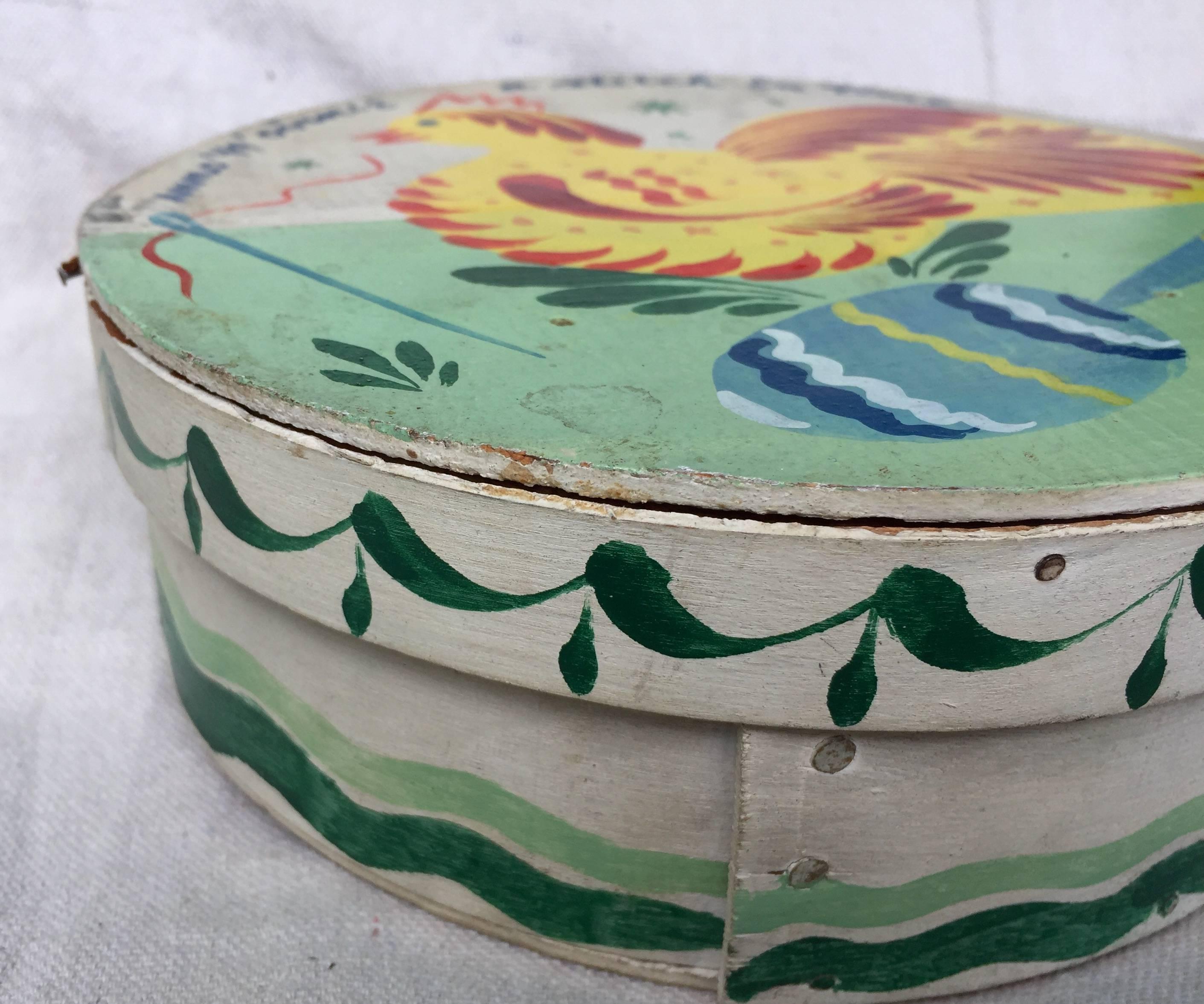 Mid-20th Century Peter Hunt Painted Sewing Box For Sale