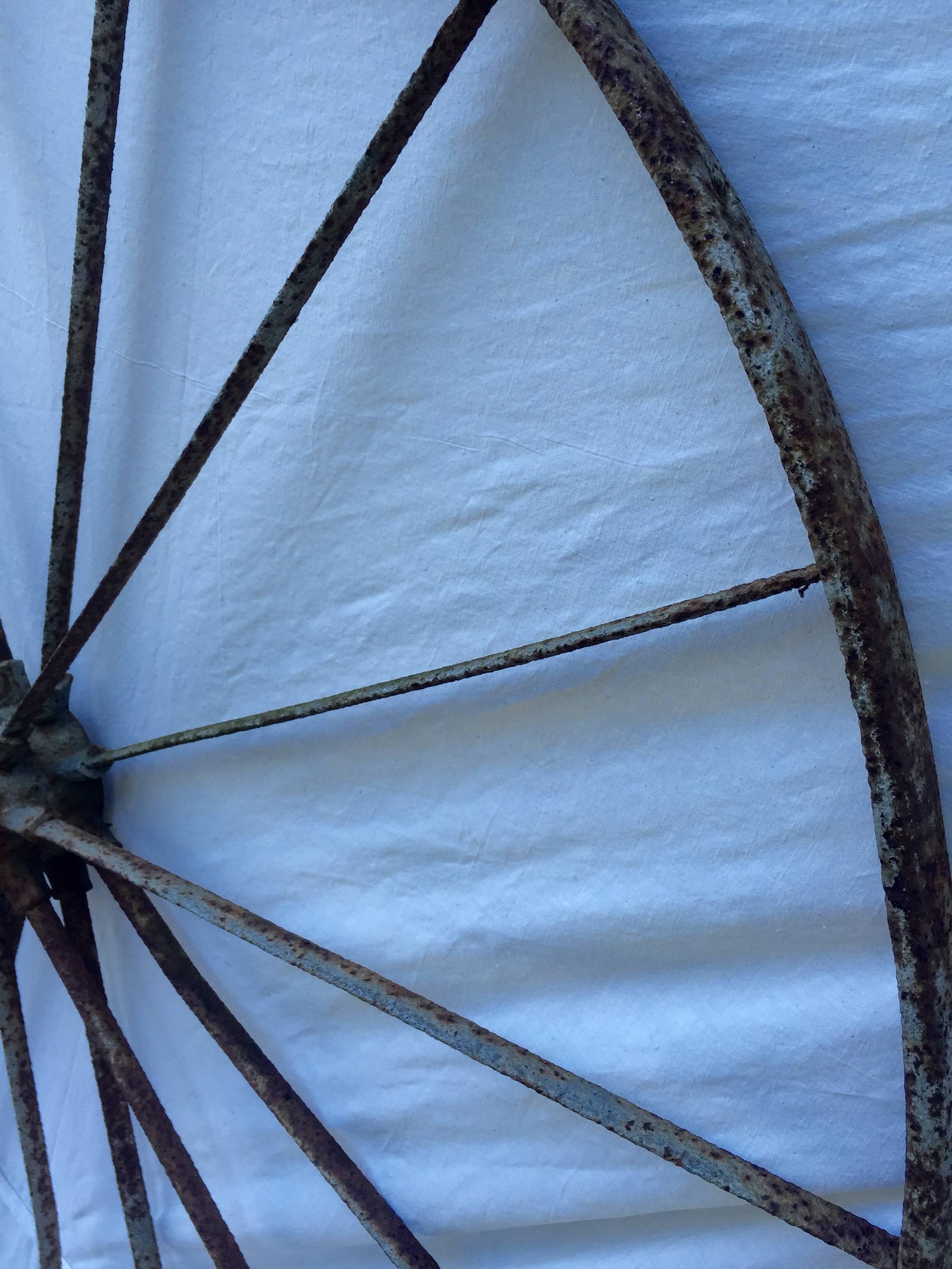 American Large Iron Farm Wheel For Sale