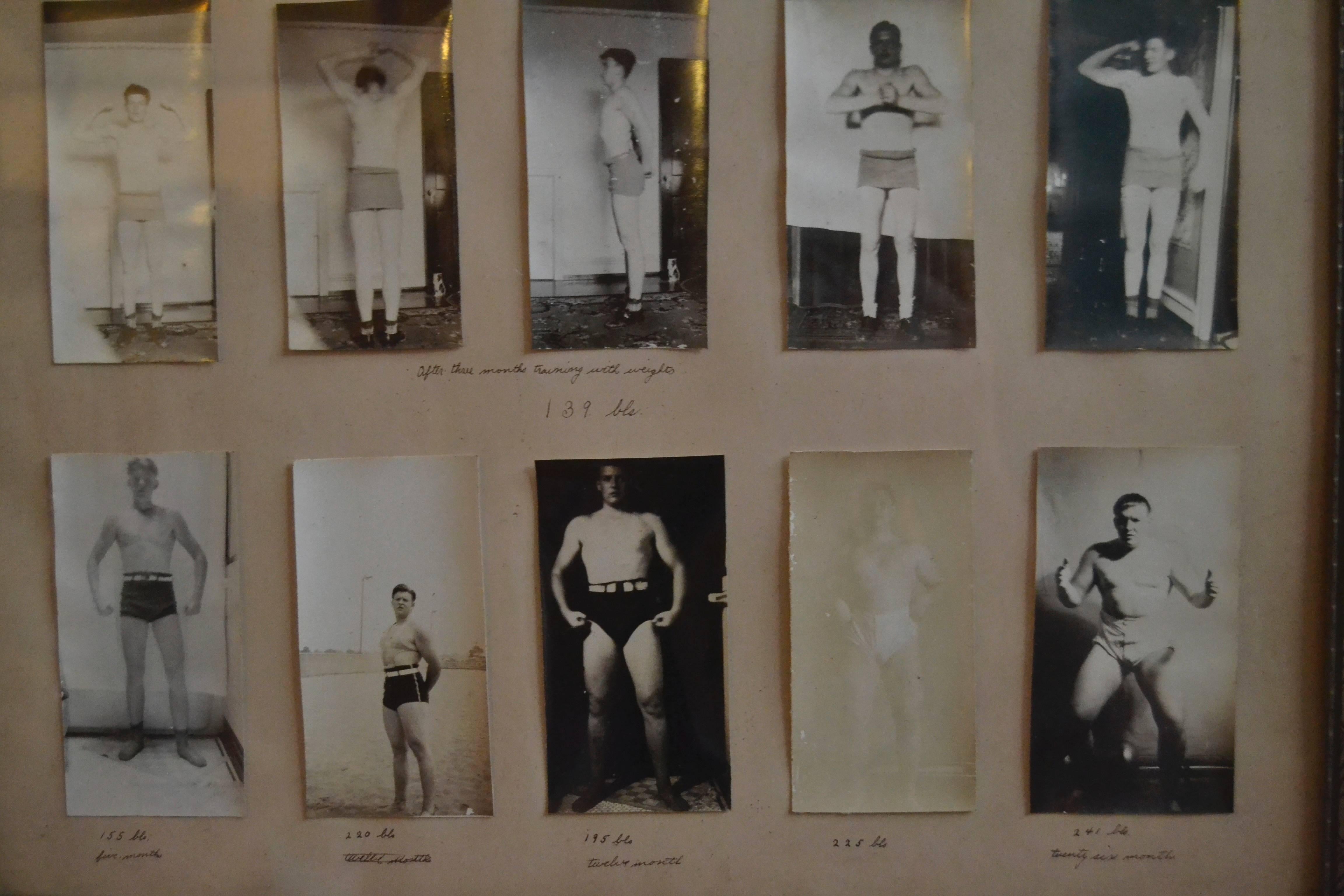 Early 20th Century Set Snapshots of Young Man's Transformation For Sale