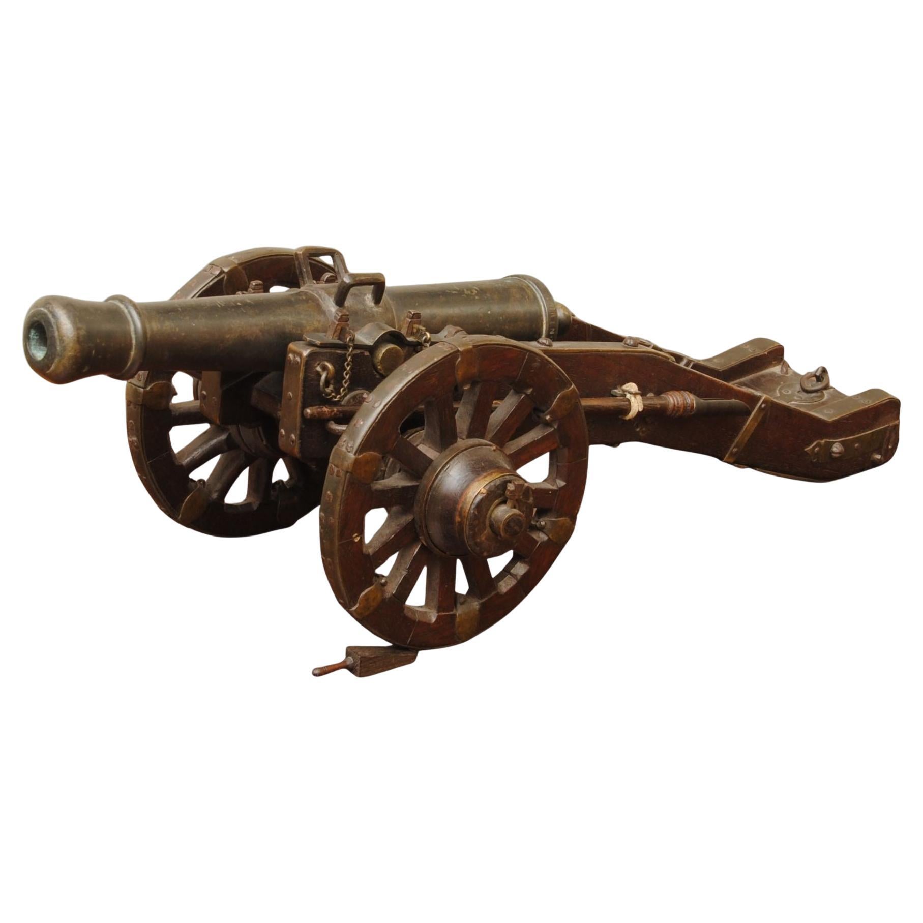 18th Century Model Of A Field Cannon For Sale